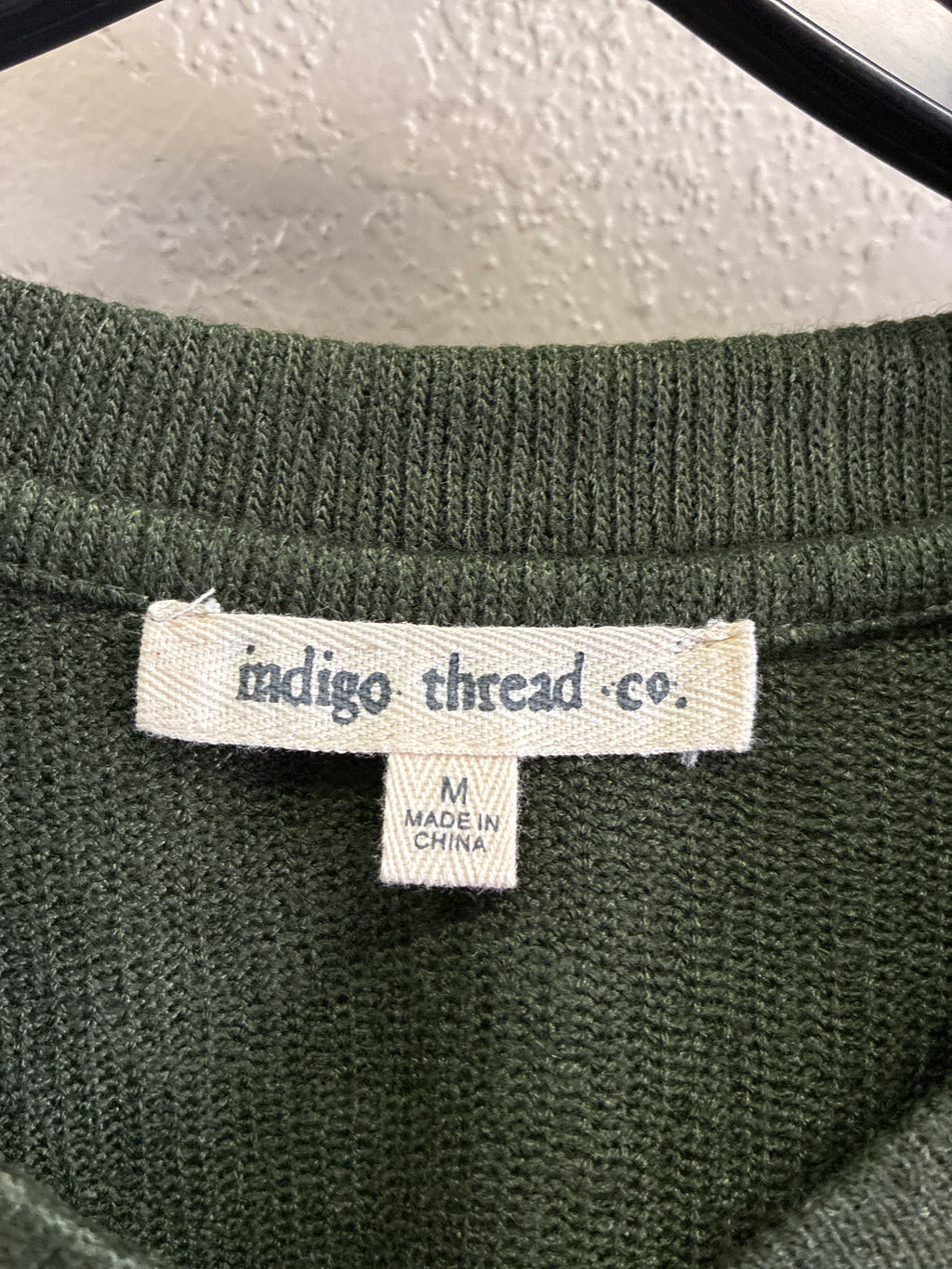 NWOT Indigo Thread Mixed-Media Tunic
