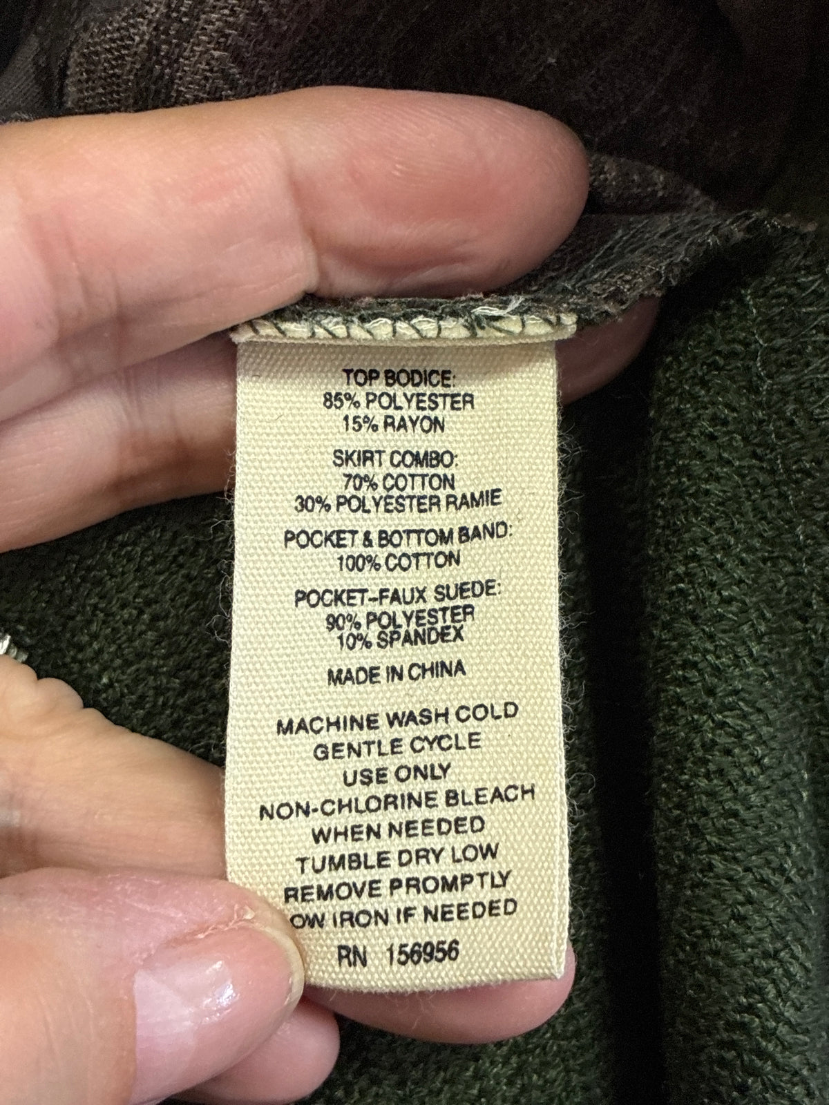 NWOT Indigo Thread Mixed-Media Tunic