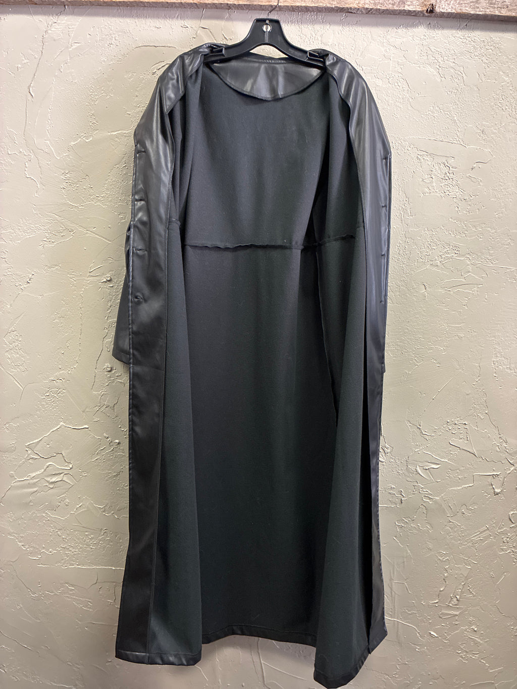Classic MATRIX Faux-Leather Trench Coat