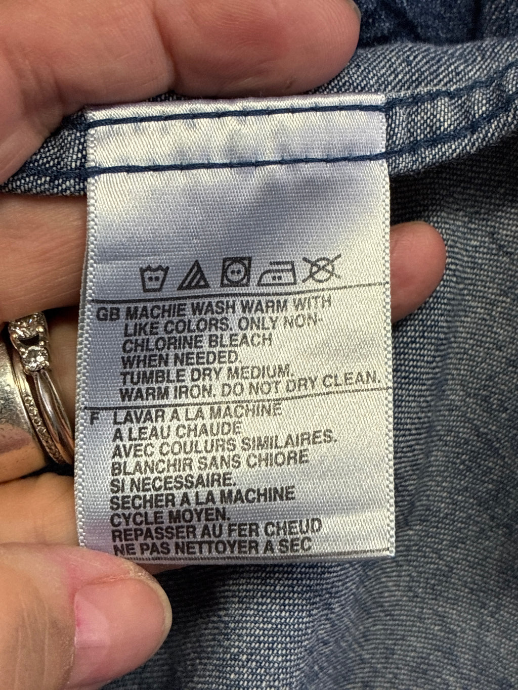 Vtg Harley-Davidson Denim Shirt