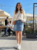 Vtg D&G Denim Mini Skirt (org$350)