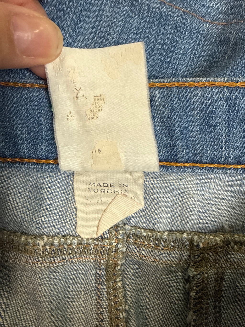 Vtg D&G Denim Mini Skirt (org$350)
