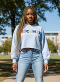 Judith March Sequin Patch Crewneck (org$132)