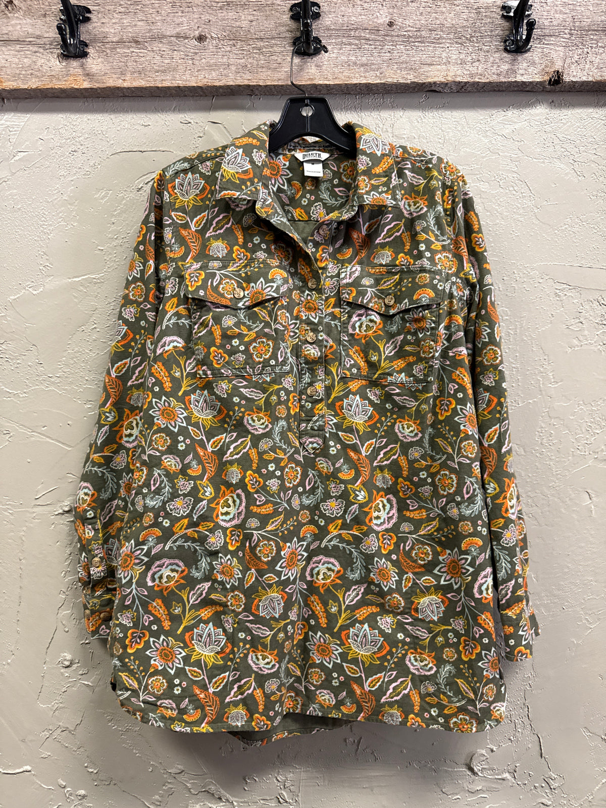 Duluth Trading Flannel Tunic (org$65)