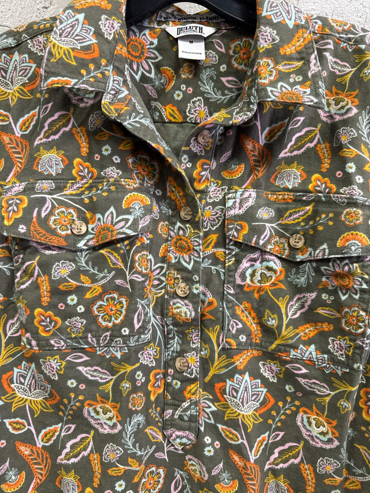 Duluth Trading Flannel Tunic (org$65)