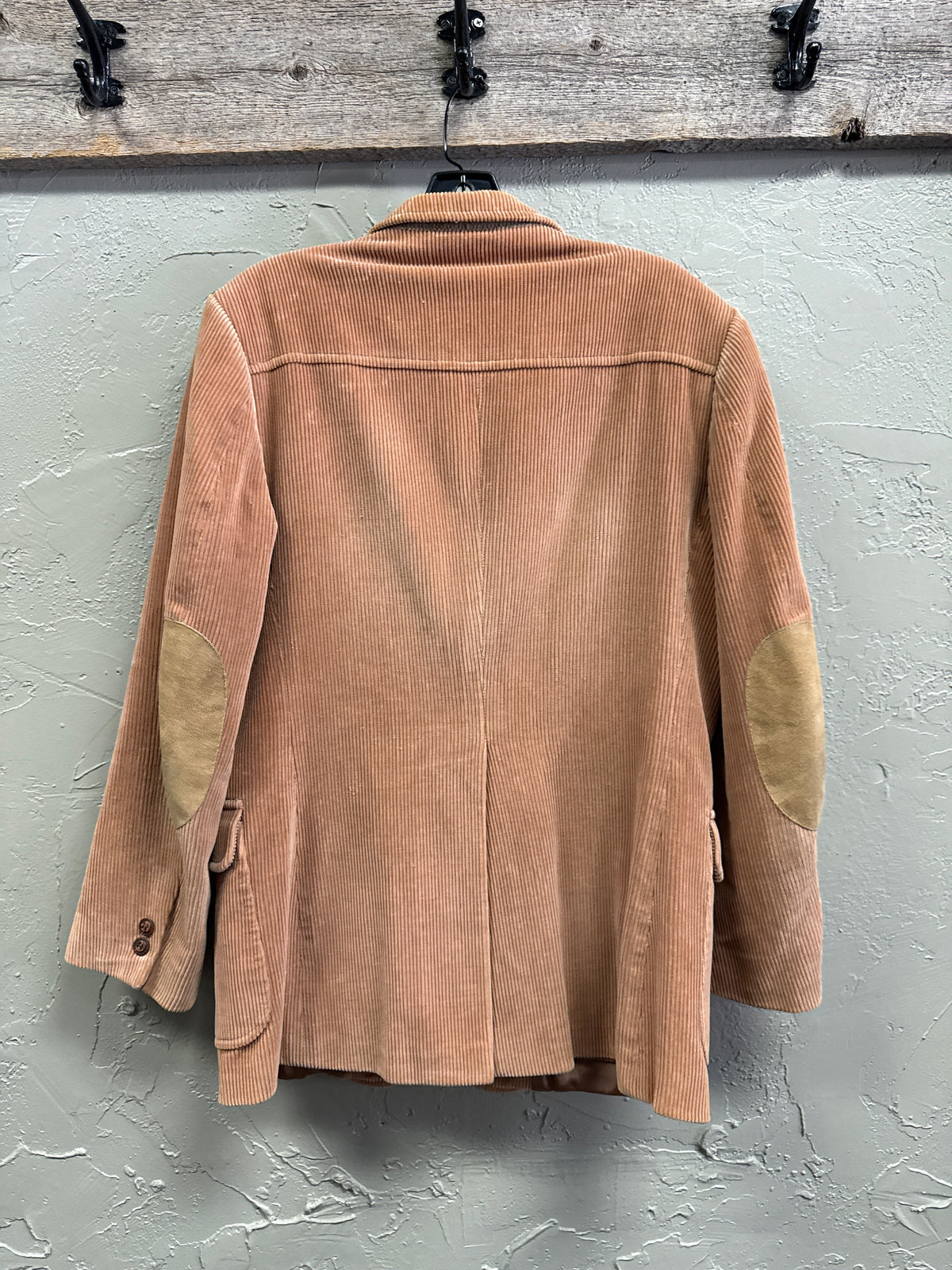Vtg 70s Western Yoke Corduroy Blazer