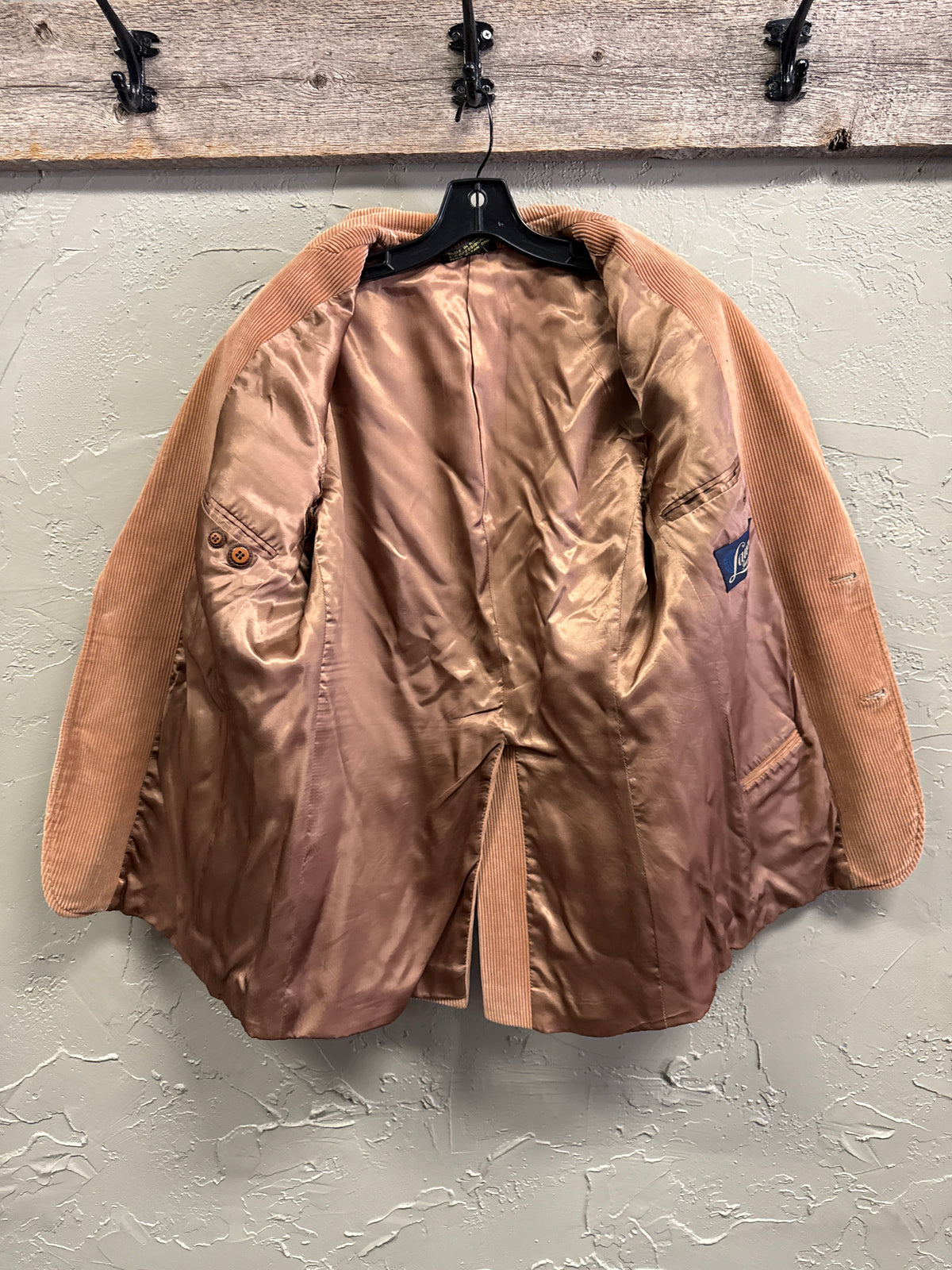 Vtg 70s Western Yoke Corduroy Blazer