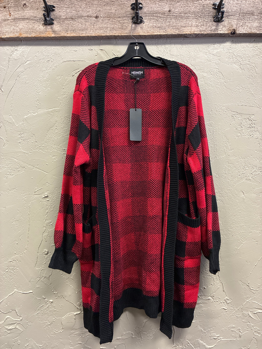 NWT Heimish Buffalo Plaid Sweater