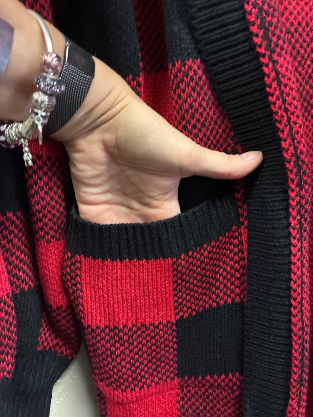 NWT Heimish Buffalo Plaid Sweater
