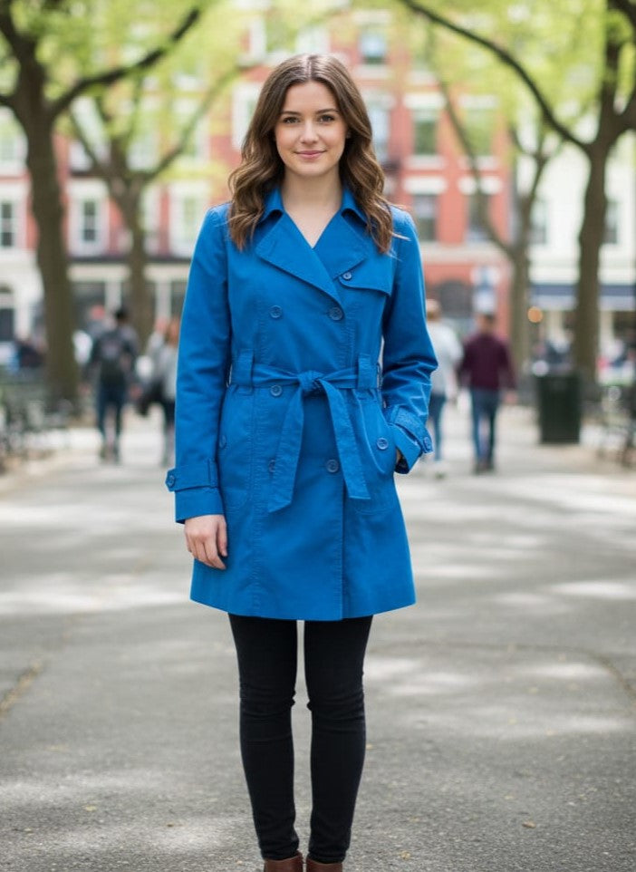 BB Dakota Dbl-Breasted Trench Coat (org$98)