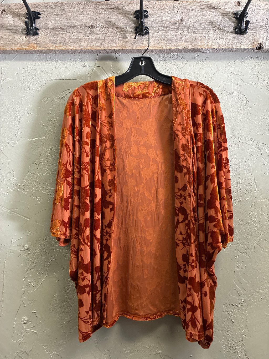 Burnout Floral Kimono