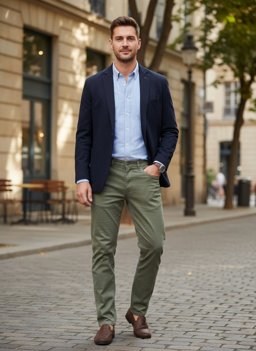 GAP Slim Fit 5-Pocket Cotton Twill Pant
