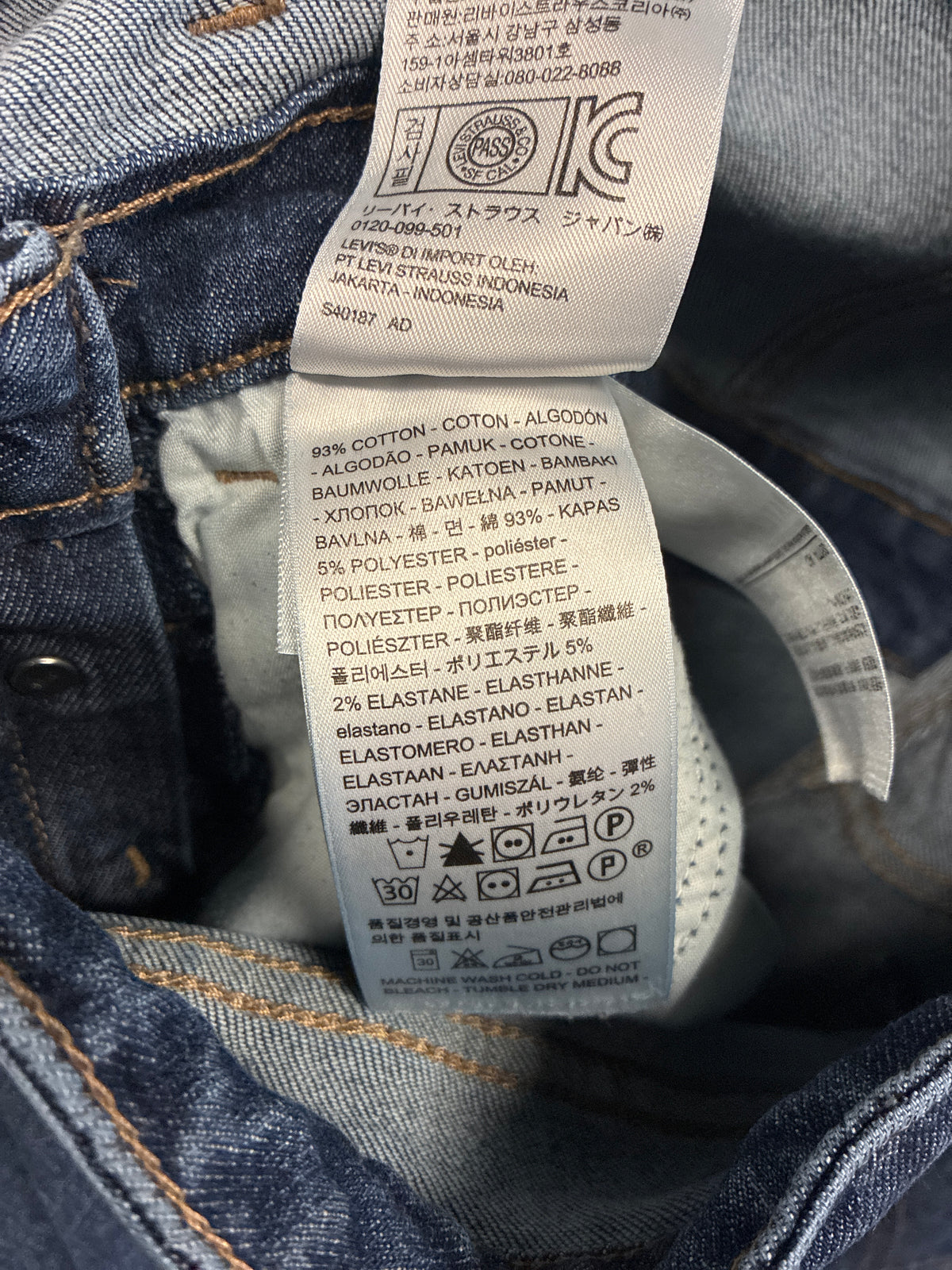 Levi Strauss Straight-Leg Bibs