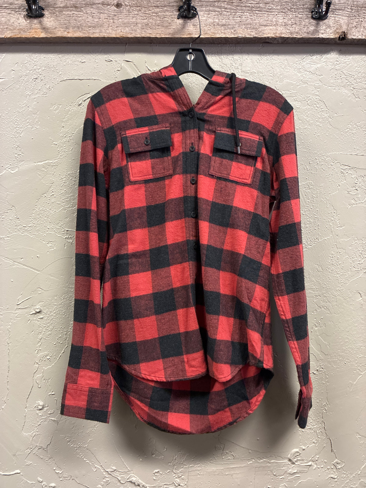 NWT Harley-Davisdson Hooded Flannel (org$75)
