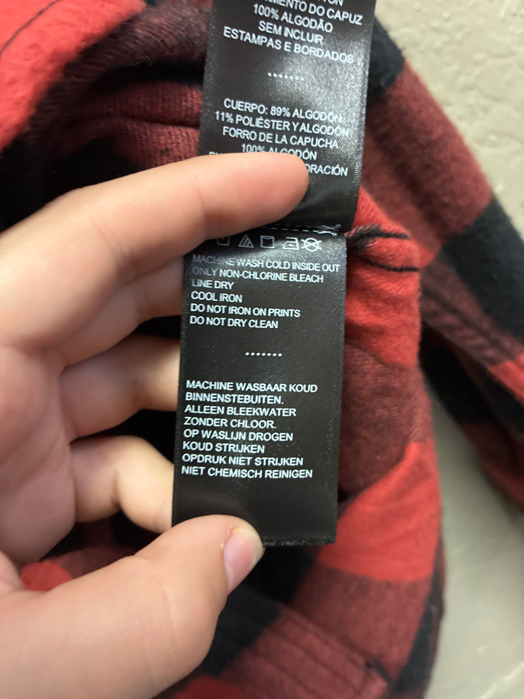 NWT Harley-Davisdson Hooded Flannel (org$75)