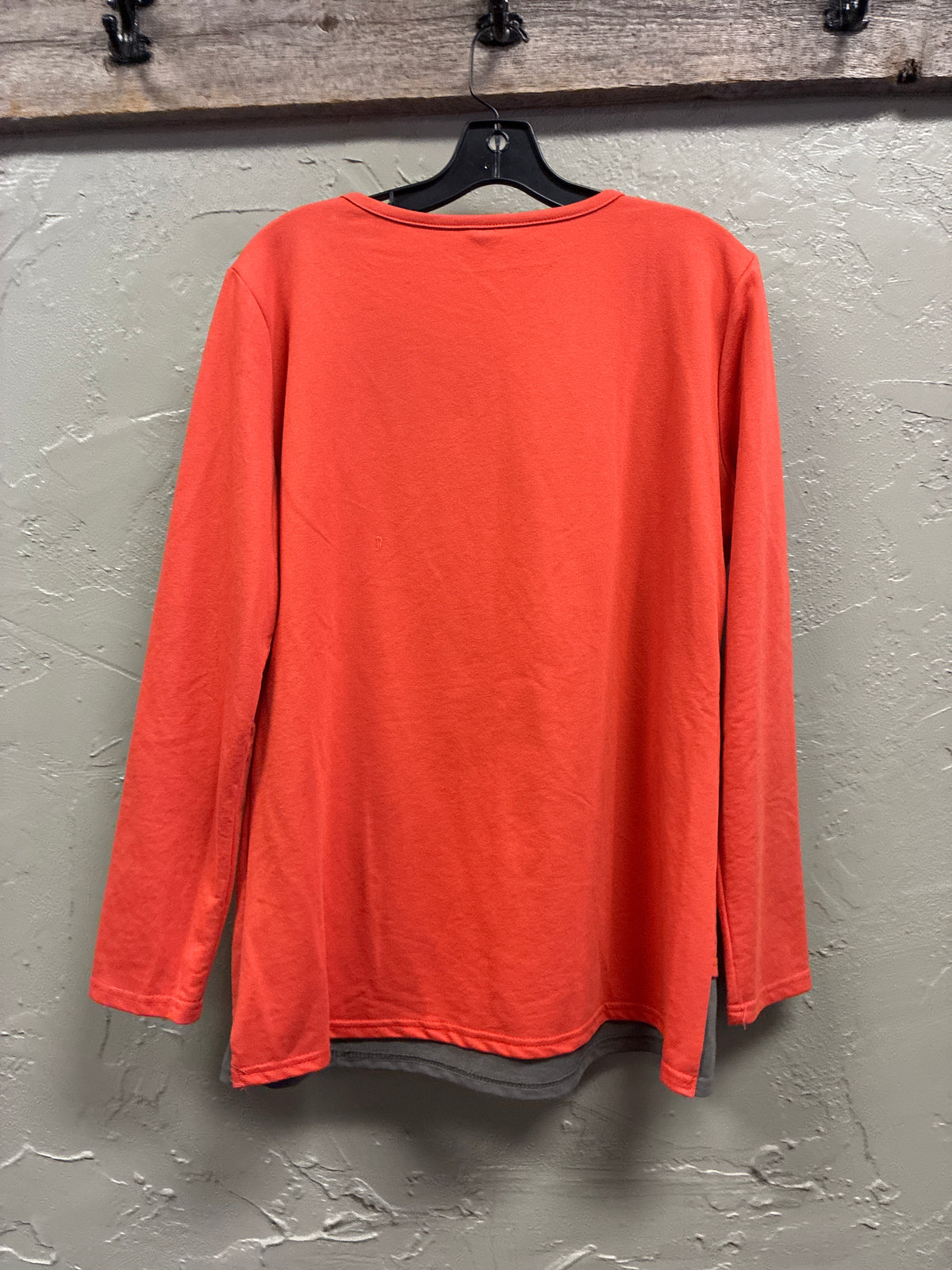 Two-Tone Faux Layered Pullover