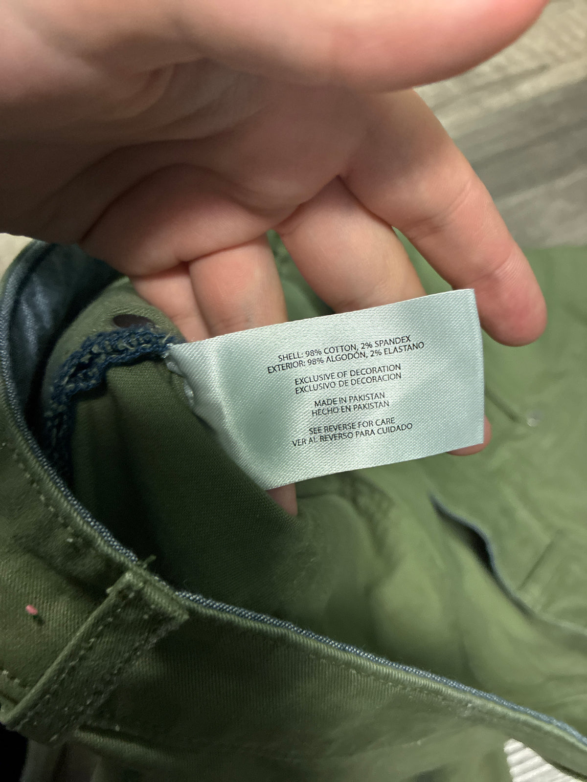 GAP Slim Fit 5-Pocket Cotton Twill Pant