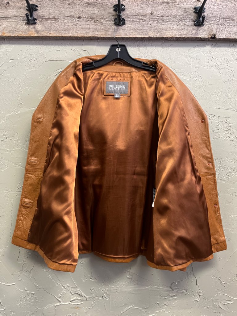 WILSONS LEATHER CAR COAT (org$325) – Beatnik Bettys Resale Butik