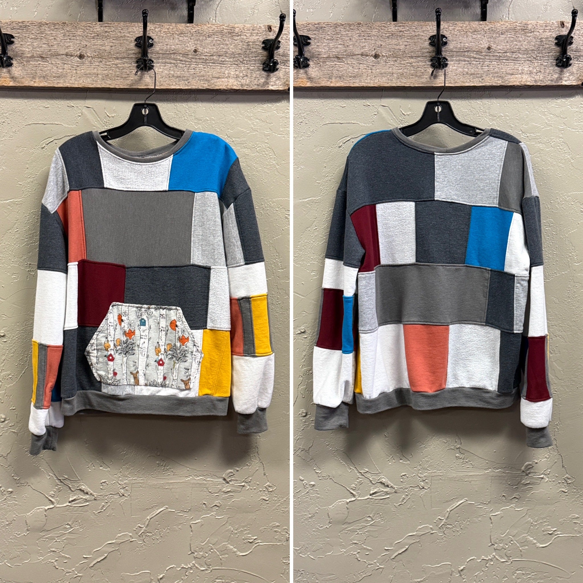 UNISEX PATCHWORK SWEATSHIRTS