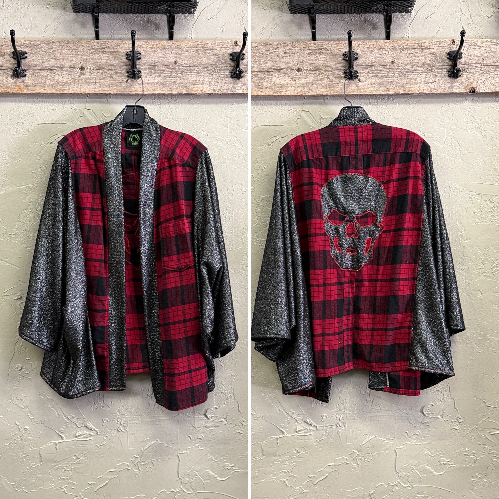 REBETTY FLANNEL & MIXED FABRIC KIMONOS