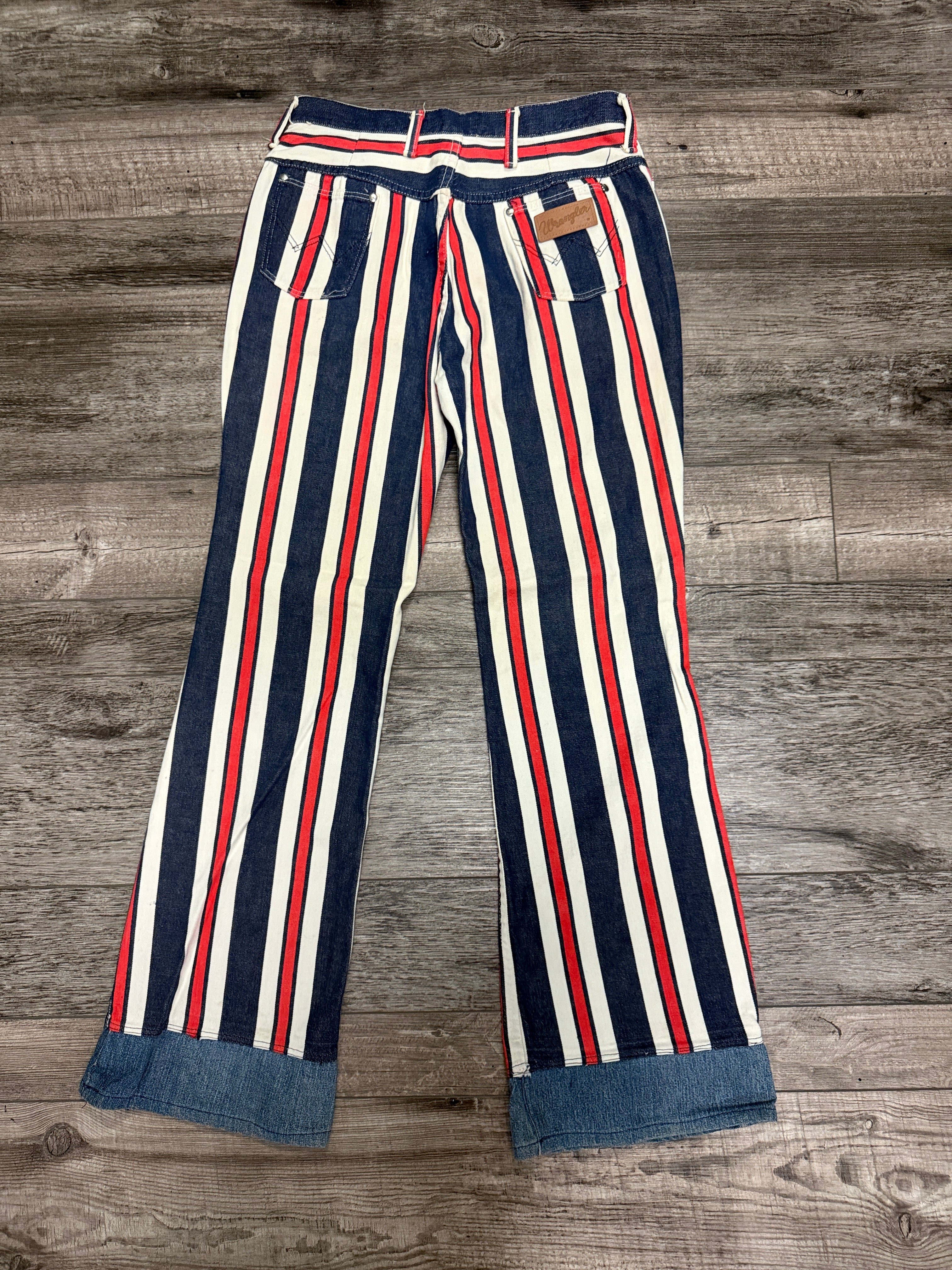 VTG 60’s WRANGLER HIPPIE STRIPED JEAN