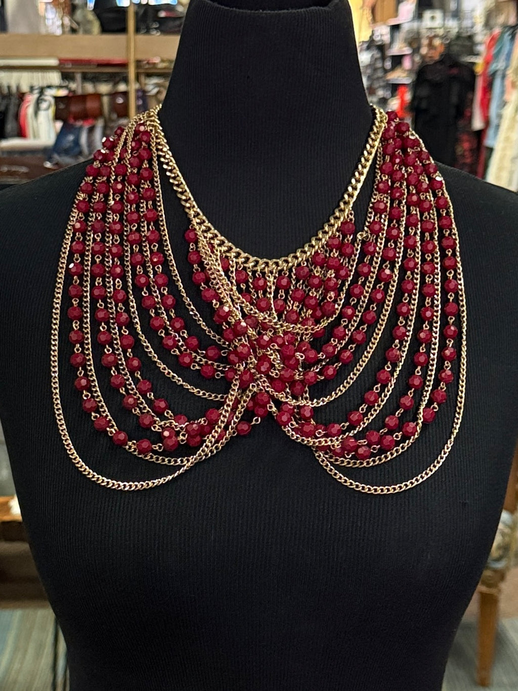 NWOT TWISTED CHAIN & BEAD NECKLACES