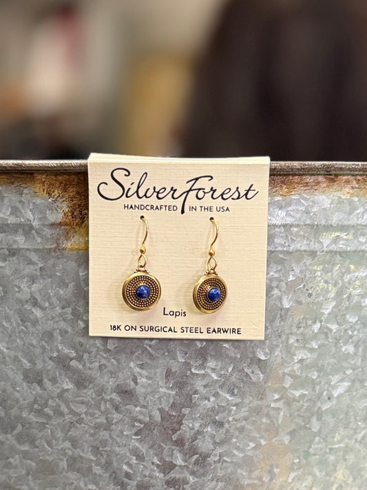 NWT LAPIS EARRINGS
