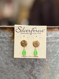 NWT GLASS DROP EARRINGS