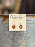 NWT ORANGE STONE EARRINGS