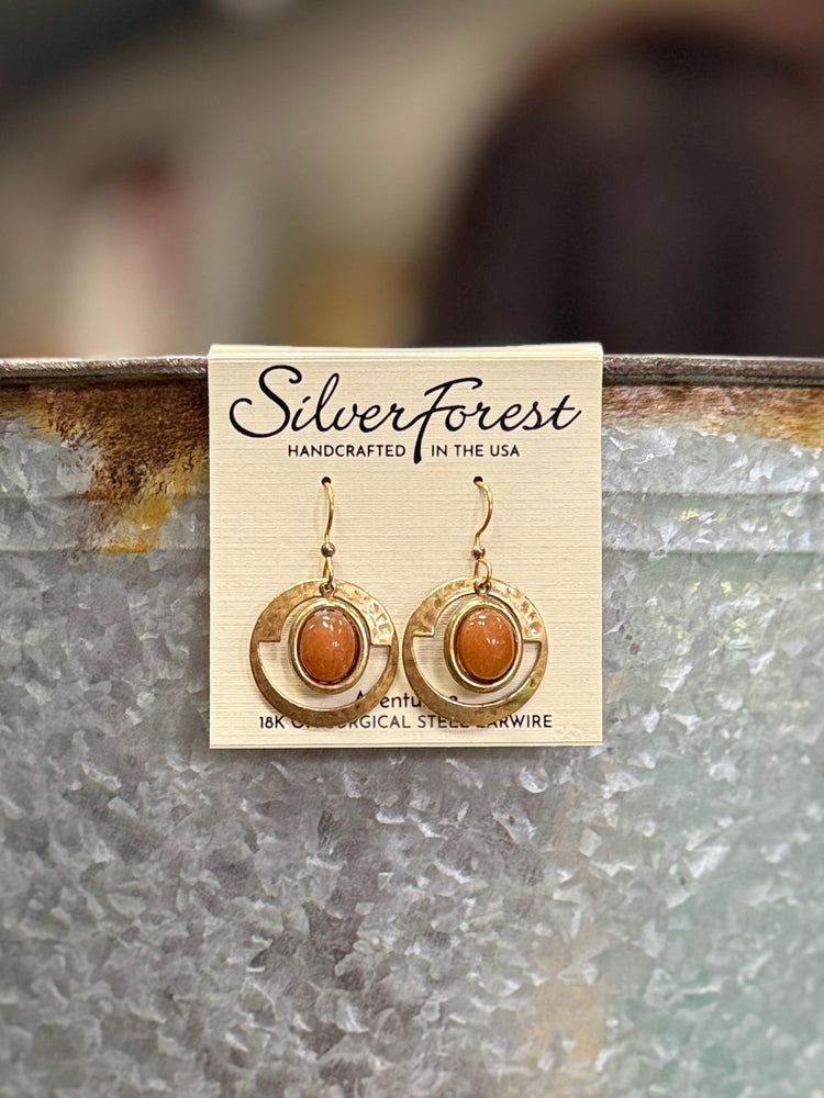 NWT AVENTURINE EARRINGS