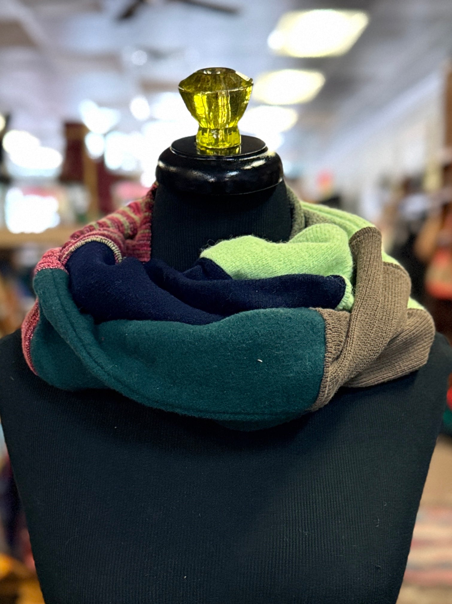 RECYCLED SWEATER SCARVES