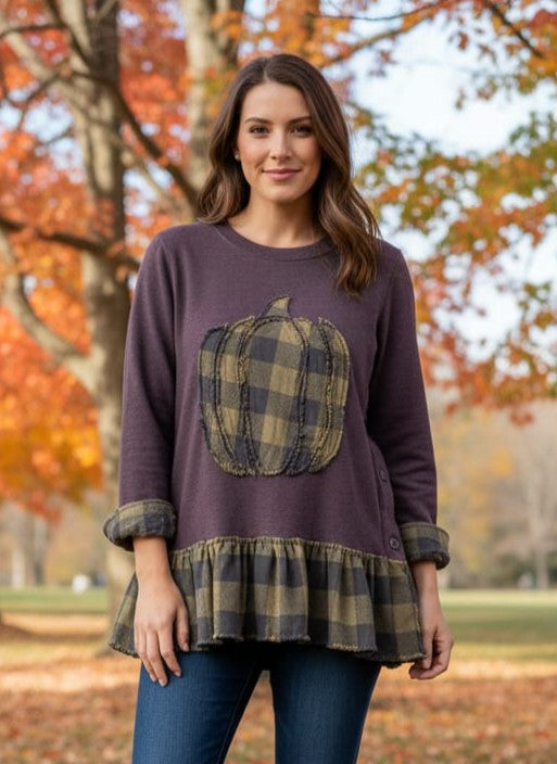 ReBetty Appliqued Ruffle Hoodies
