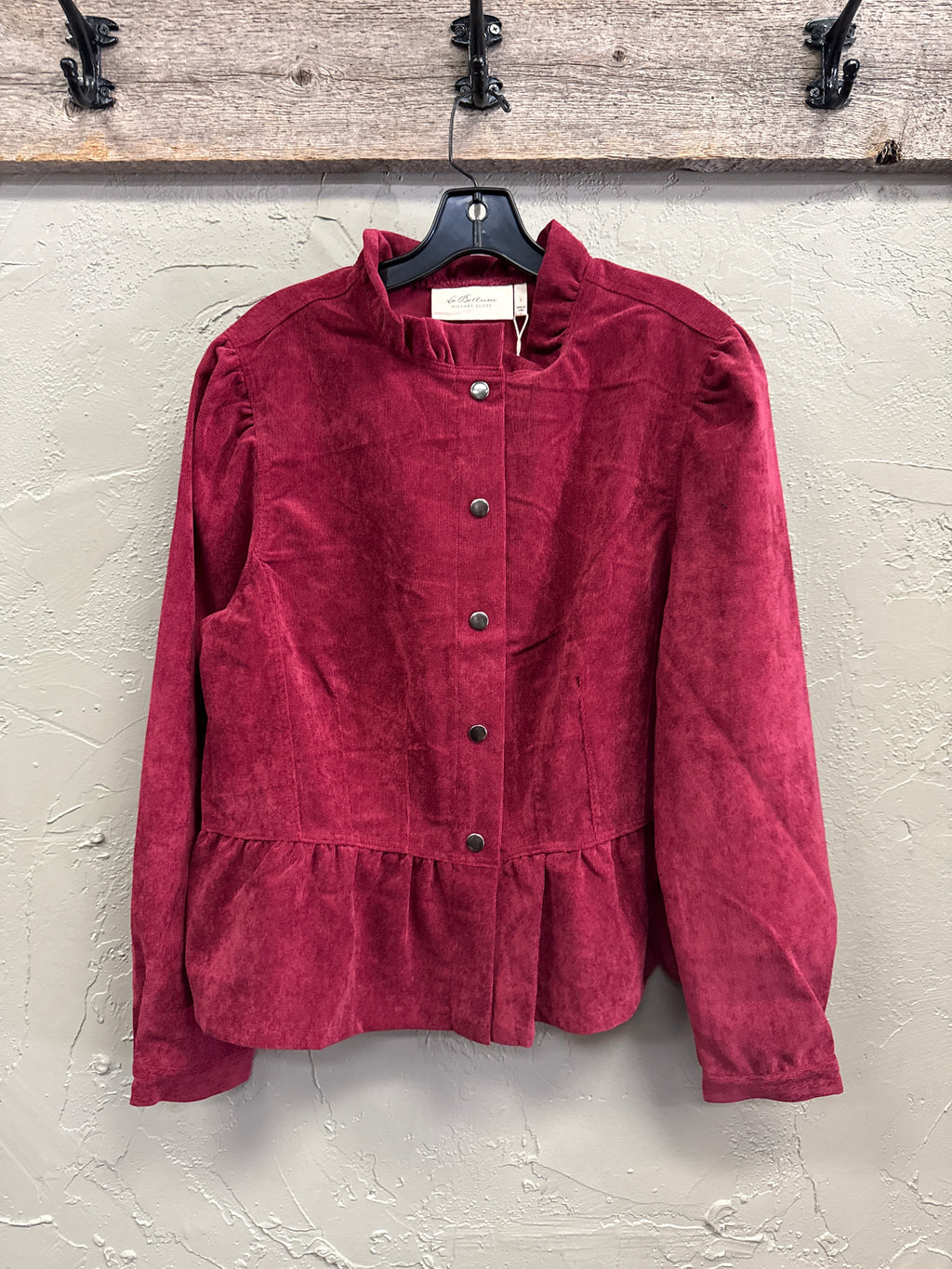NWT La Bellum Corduroy-Like Jacket