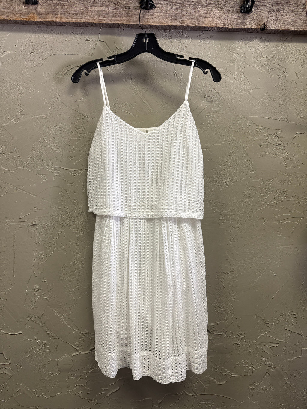 MADEWELL EYELET OVERLAY DRESS