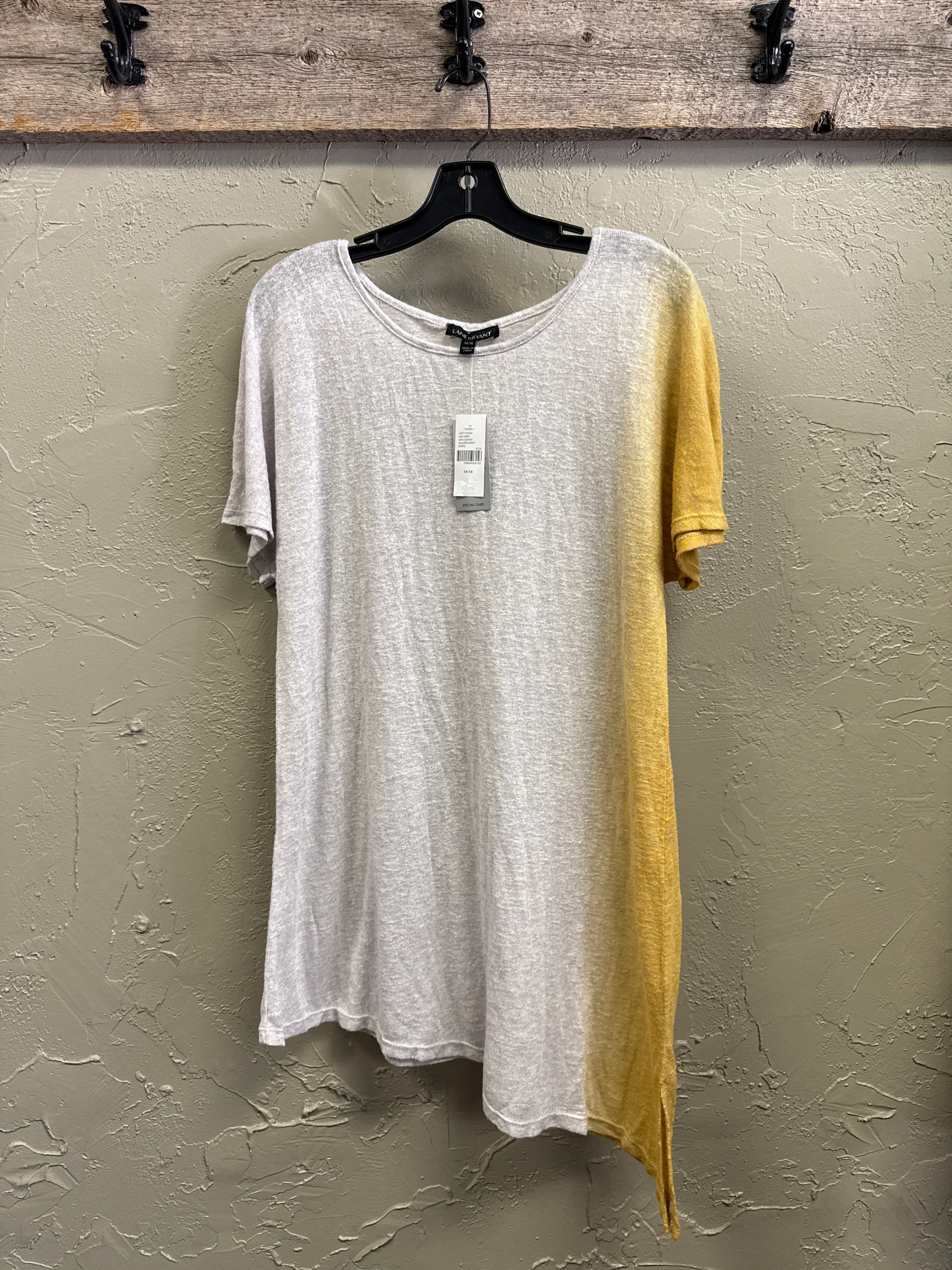 NWT Lane Bryant Asym Tunics (org$40)