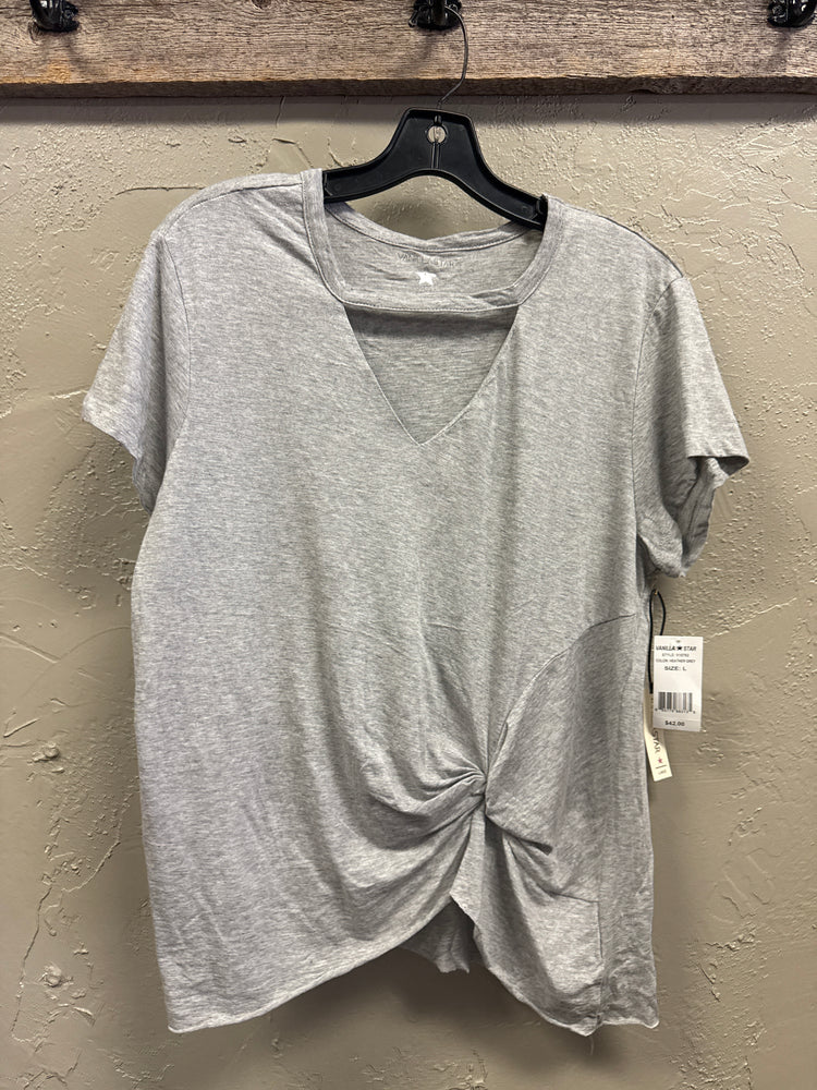 NWT VANILLA STAR TWIST FRONT TEE (org$42)