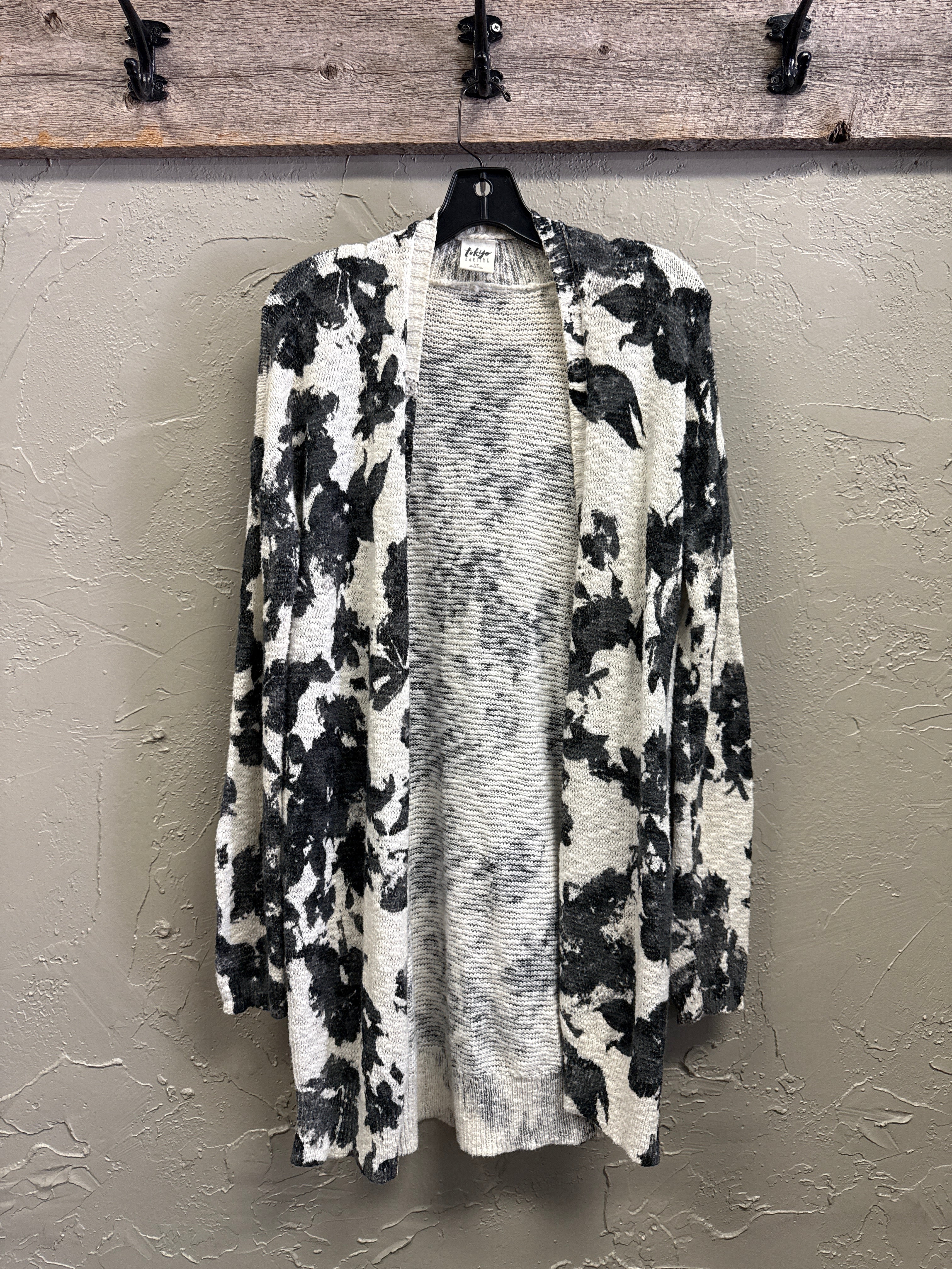 TOKYO DARLING FLORAL OPEN CARDI